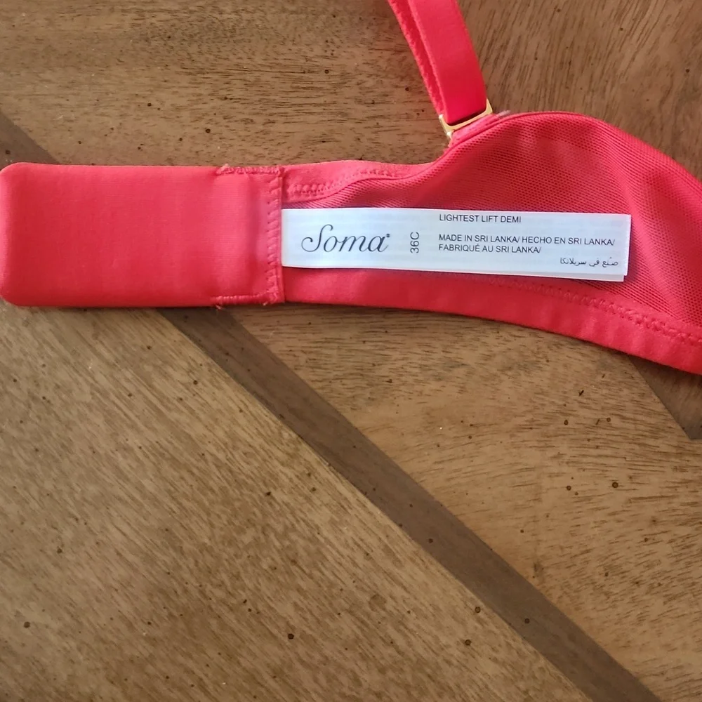 NWT Soma Lightest Lift Demi Bra 36C - Picture 4 of 7